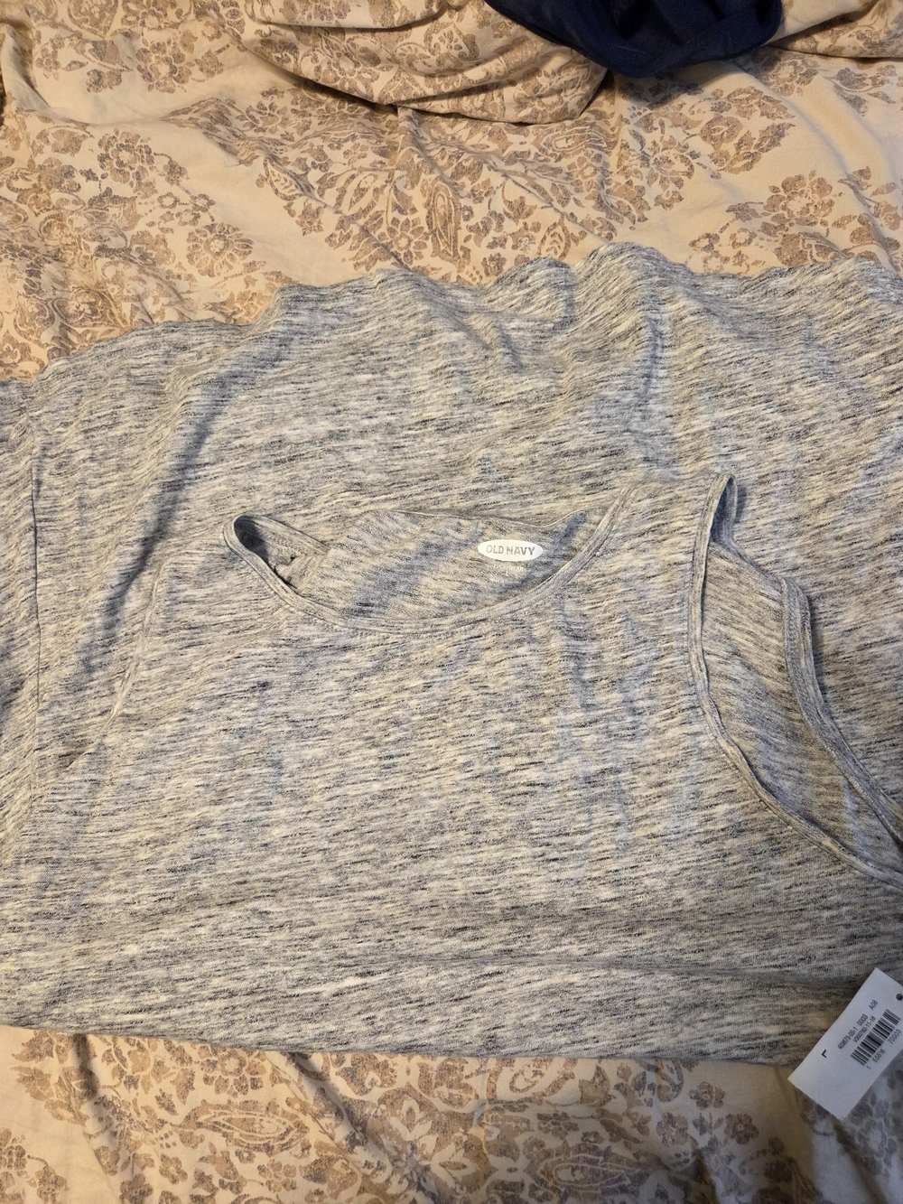 Old Navy Women's Heathered Scoop Neck Tank NWT Large